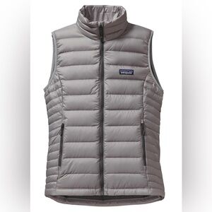 Patagonia Women's Down Sweater Vest Size XL Gray